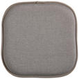 SITZKISSEN  40/40 cm   - Taupe, Textil (40/40cm) - Novel