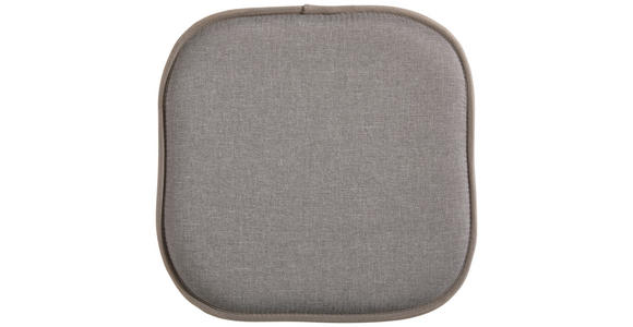 SITZKISSEN  40/40 cm   - Taupe, Textil (40/40cm) - Novel