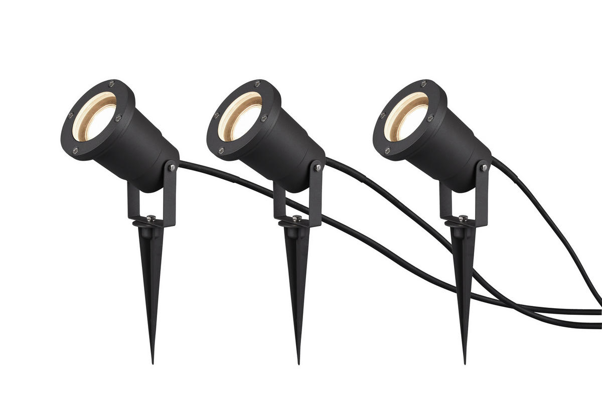 AUSSENLEUCHTE - Anthrazit, Design, Metall (9/11cm) - Trio Leuchten