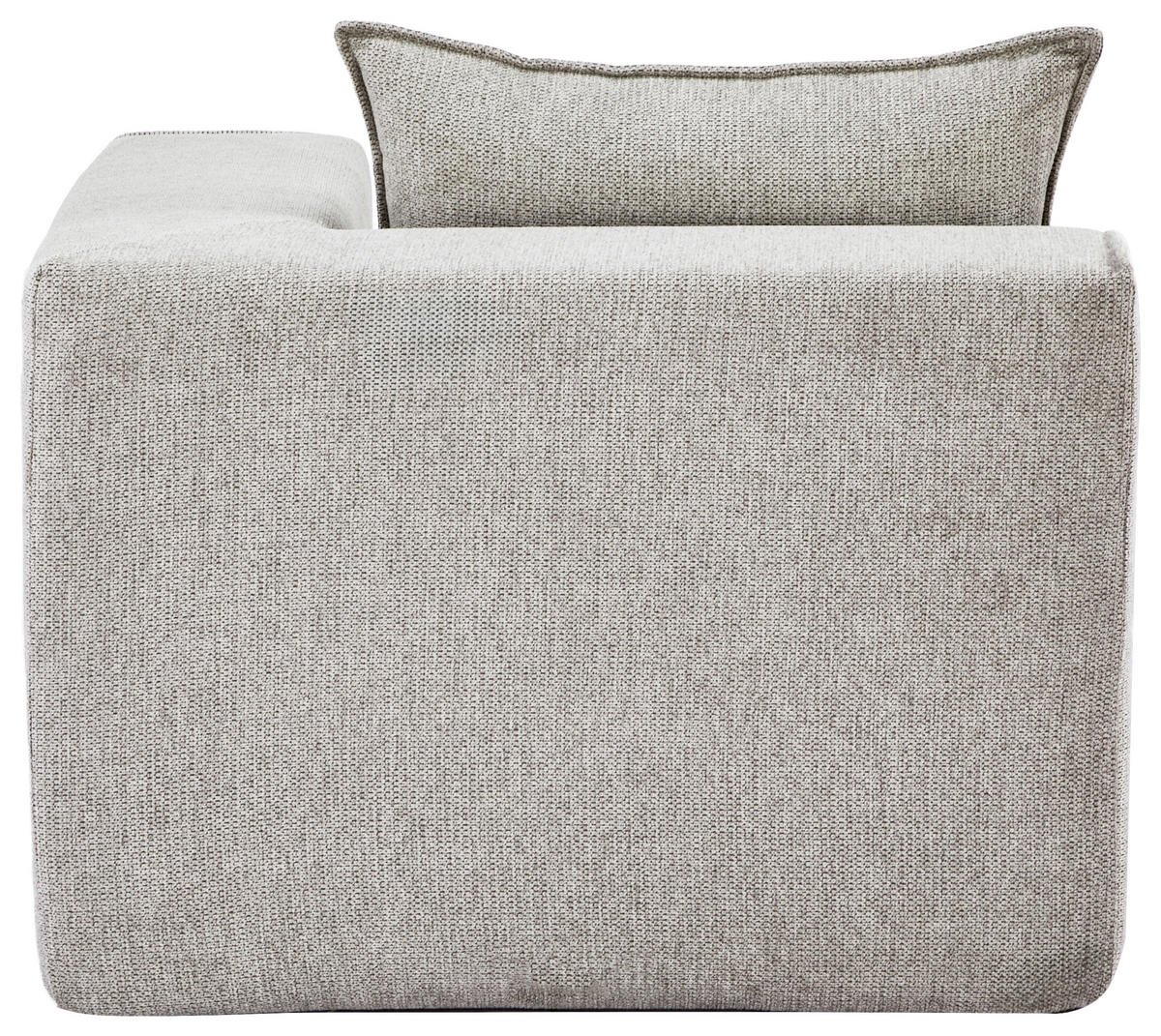 SOFAELEMENT in Webstoff Naturfarben  - Naturfarben, Design, Kunststoff/Textil (90/80/90cm) - Carryhome
