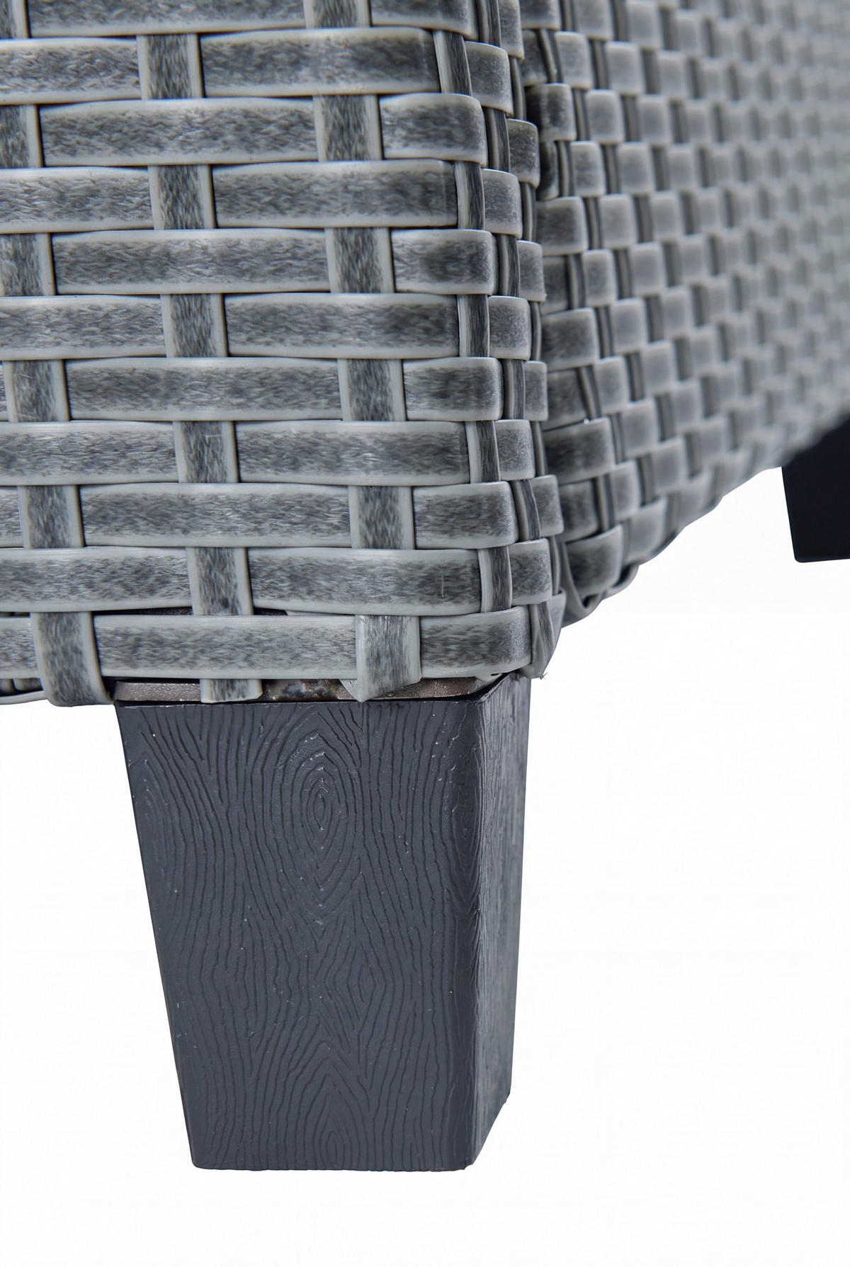 LOUNGE GARNITURA   metal, plastika, tekstil  siva    - siva, Moderno, metal/tekstil - Ambia Garden