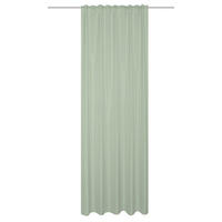 FERTIGVORHANG halbtransparent  - Salbeigrün, Basics, Textil (140/245cm) - Boxxx