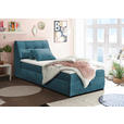 BOXBETT 120/200 cm  in Blau  - Blau/Schwarz, Design, Kunststoff/Textil (120/200cm) - Carryhome