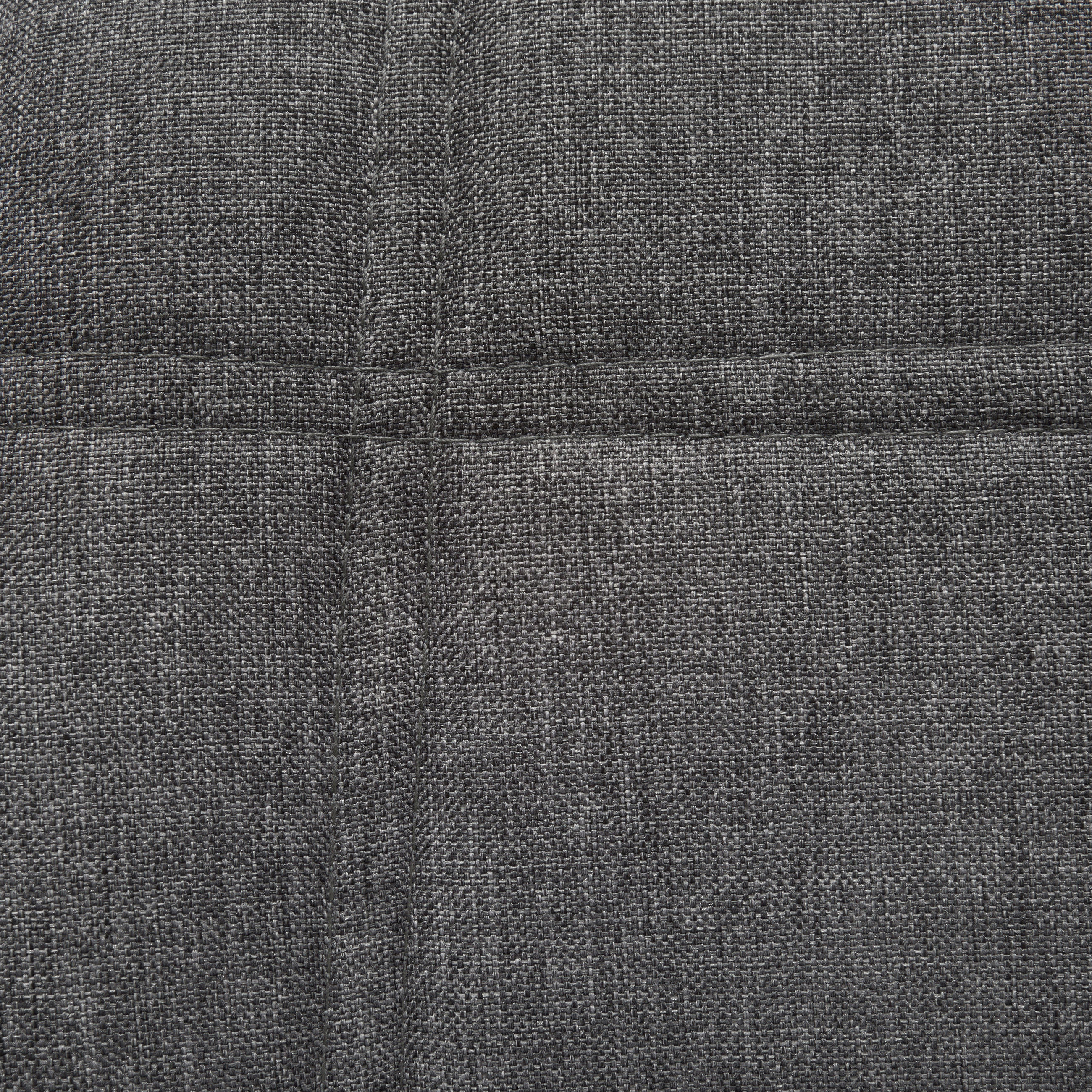 STOL, les, tekstil siva, črna, barve hrasta  - siva/črna, Moderno, tekstil/les (49/87,5/56cm) - Hom`in