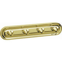 HAKENLEISTE  in Goldfarben  - Goldfarben, Basics, Metall (23/4,4/4,4cm) - Smedbo