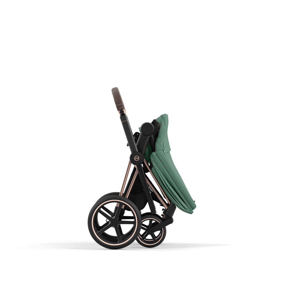 KINDERWAGENAUSSTATTUNG PRIAM  - Dunkelgrün, Basics, Kunststoff/Textil (92/60/109cm) - cybex PLATINUM