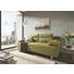 SCHLAFSOFA Webstoff Hellbraun - Hellbraun/Alufarben, Design, Kunststoff/Textil (204/70/80/94cm) - CARRYHOME