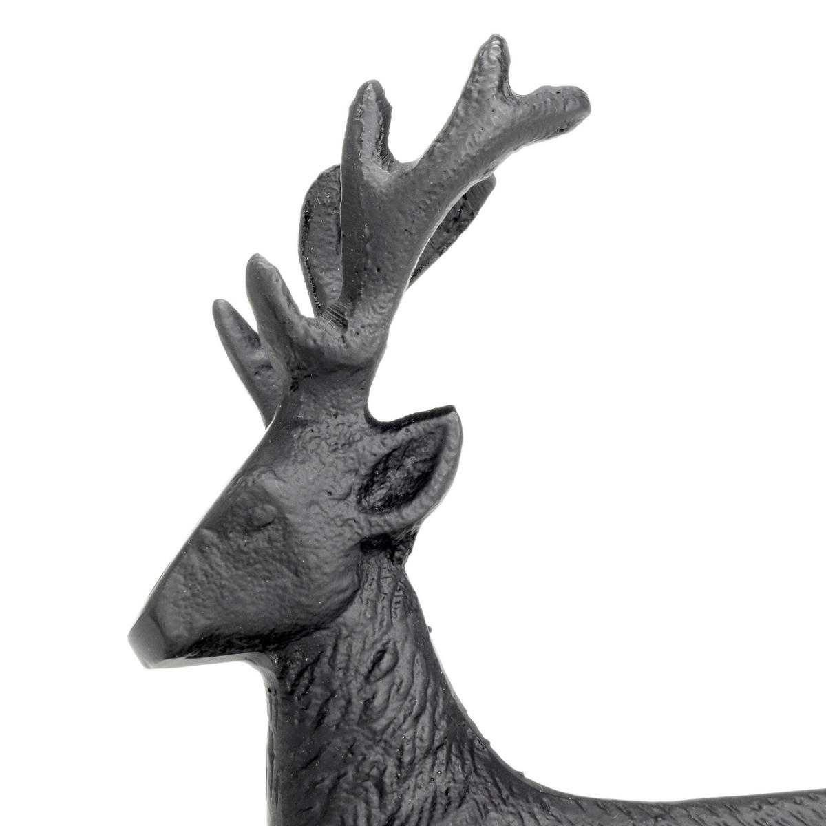 DEKOHIRSCH - Schwarz, LIFESTYLE, Metall (21,5/6/14,5cm)