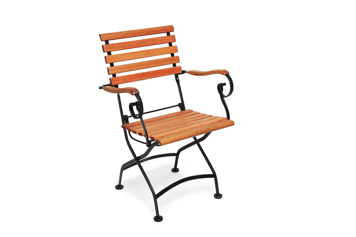 BALKONSET  - Graphitfarben/Naturfarben, MODERN, Holz/Metall - Gardenson