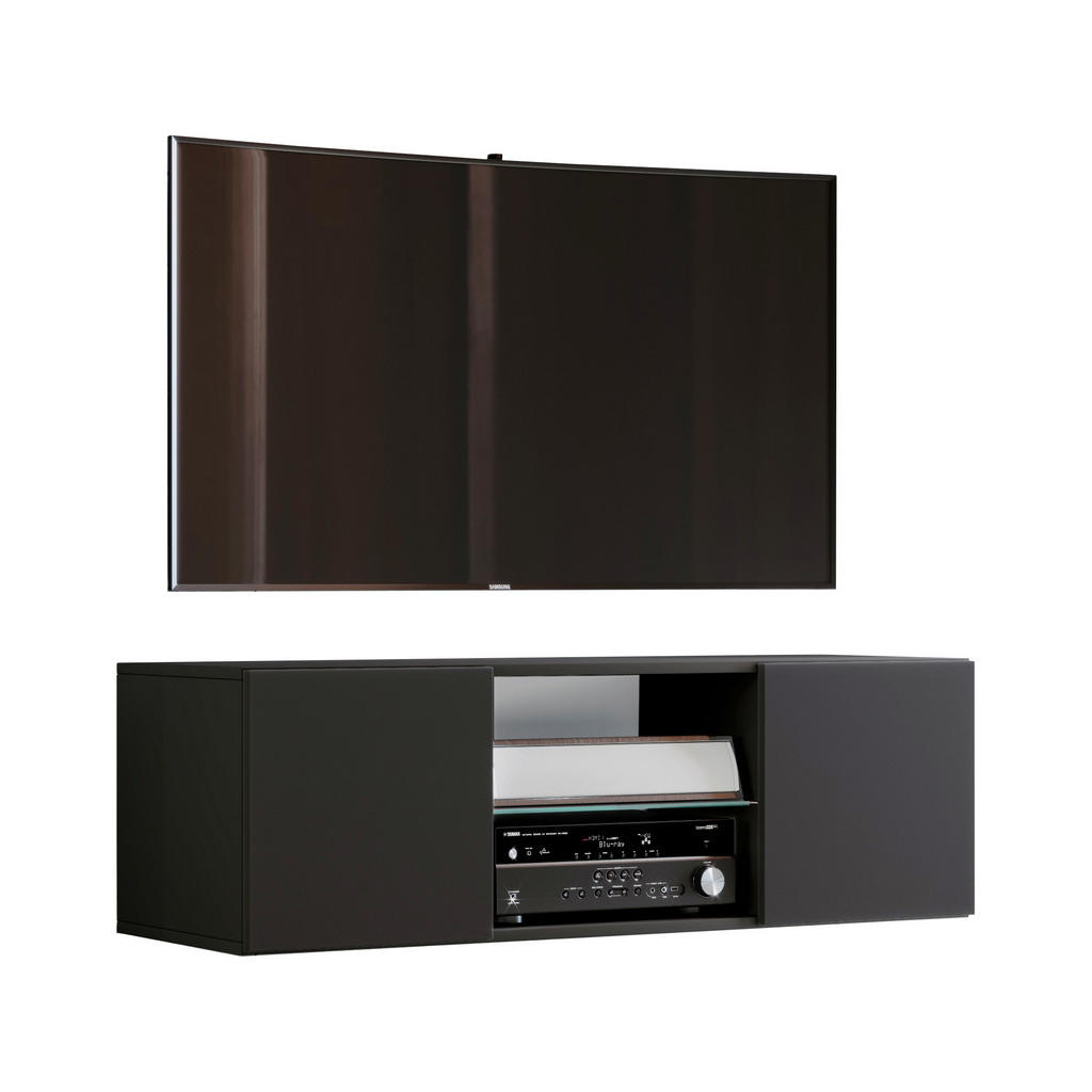 Lowboard Jusa 115 Schwarz B: 115 Cm