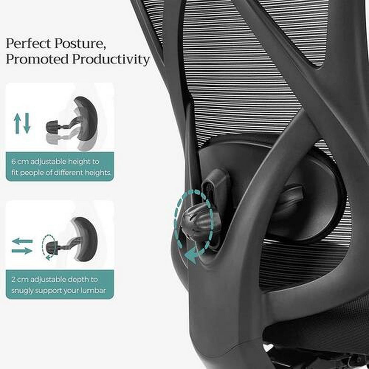 DREHSTUHL  in Schwarz  - Schwarz, Basics, Kunststoff/Metall (68/114-123,5/66cm) - Boxxx