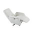 RELAXSESSEL in Leder Weiß - Chromfarben/Weiß, KONVENTIONELL, Leder/Metall (80/109/88cm) - Beldomo Premium RELAXSESSEL in Leder Weiß - Chromfarben/Weiß, KONVENTIONELL, Leder/Metall (80/109/88cm) - Beldomo Premium