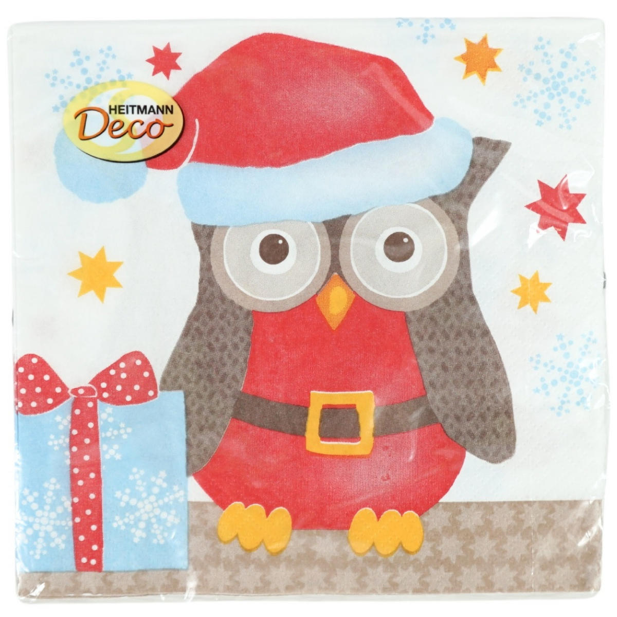 SERVIETA       33/33/2,5 cm   bela, karamelne barve  - bela/karamelne barve, Basics, papir (33/33/2,5cm)