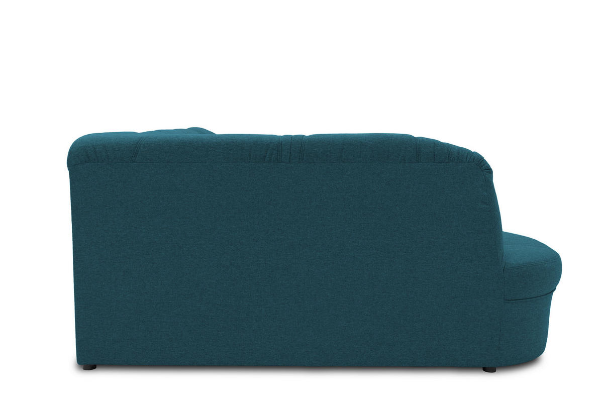 WOHNLANDSCHAFT in Mikrofaser Dunkelblau  - Schwarz/Dunkelblau, KONVENTIONELL, Kunststoff/Textil (180/295/146cm) - MID.YOU