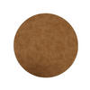 BORDSTABLETT textil läderimitation cognacfärgad 38 cm  - cognacfärgad, Basics, textil (38cm)