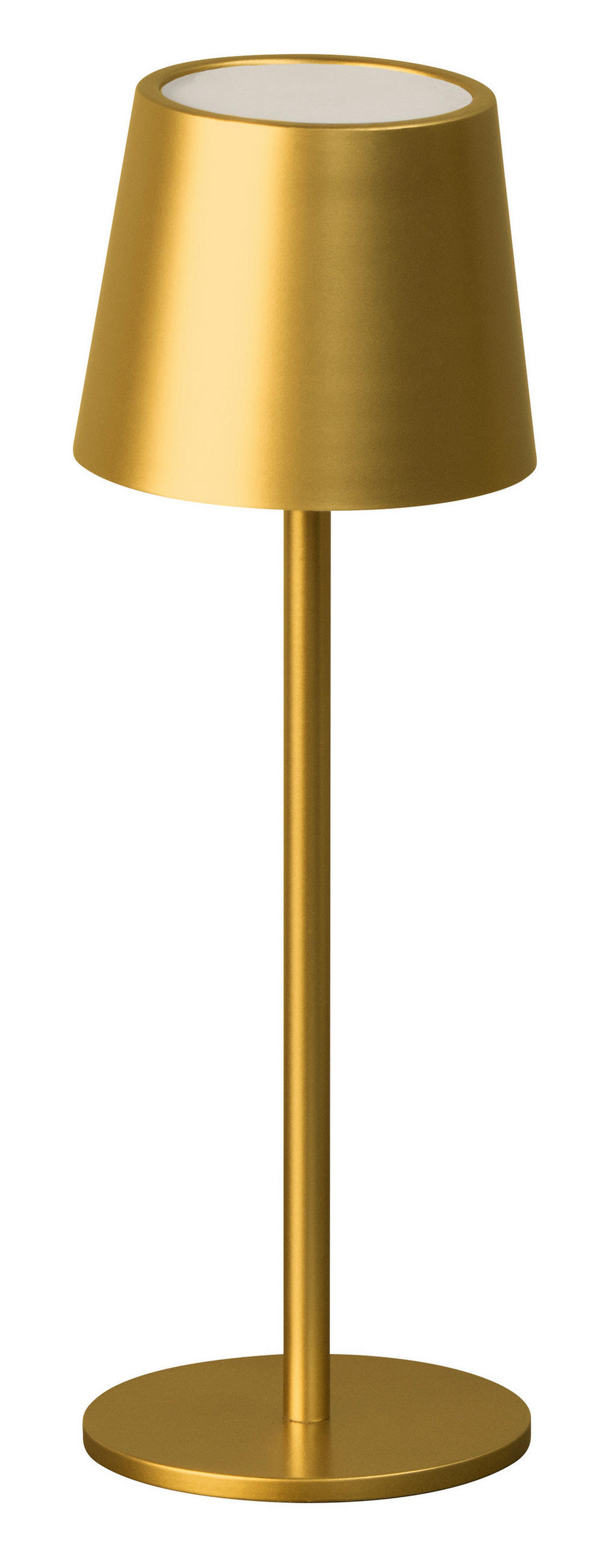 AKKU-TISCHLEUCHTE Roxi 9/27,5 cm  - Rostfarben, KONVENTIONELL, Metall (9/27,5cm)