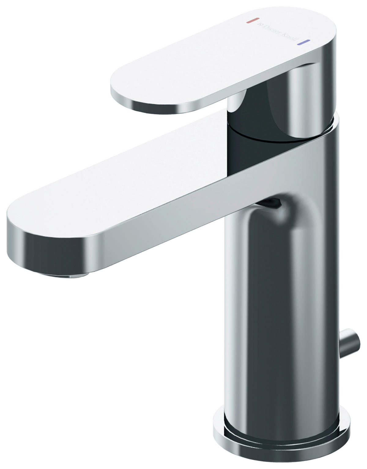 WASCHTISCHARMATUR 4,2/16,5/15,5 cm  - Chromfarben, MODERN, Metall (4,2/16,5/15,5cm) - Dieter Knoll