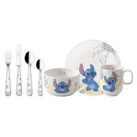 KINDERGESCHIRRSET Disney Stitch 7-teilig  - Multicolor, Basics, Keramik (26,6/13,3/23,2cm) - Villeroy & Boch