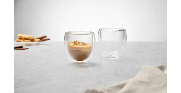 KAFFEEGLAS - Klar, KONVENTIONELL, Glas (8,8/8,9cm) - Novel