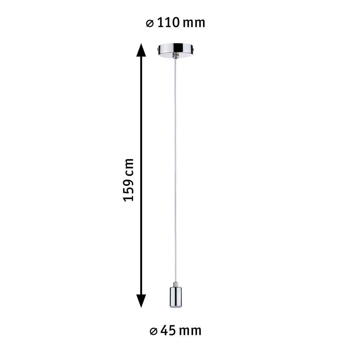 SCHNURPENDEL 11,0 cm  - Design (11,0cm) - Paulmann