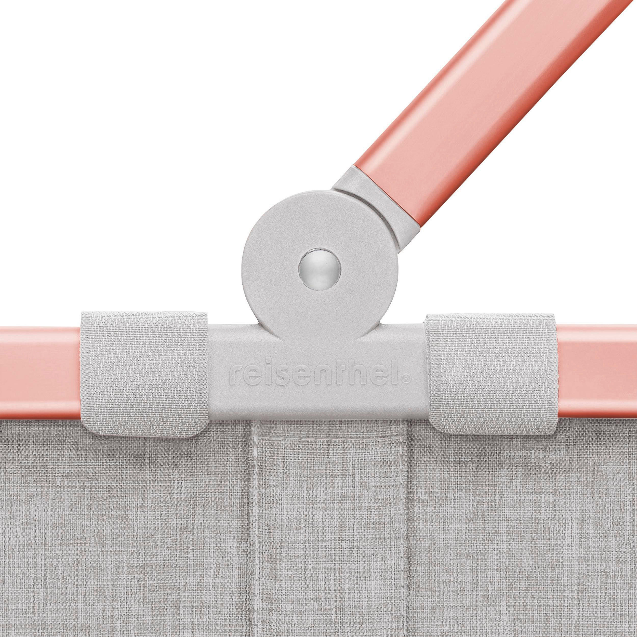 EINKAUFSKORB  - Roségold/Grau, Basics, Kunststoff/Textil (49/29/28cm) - Reisenthel