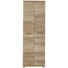 GARDEROBENSCHRANK 65/200/40 cm - Edelstahlfarben/Eichefarben, Natur, Holzwerkstoff/Metall (65/200/40cm) GARDEROBENSCHRANK 65/200/40 cm - Edelstahlfarben/Eichefarben, Natur, Holzwerkstoff/Metall (65/200/40cm)