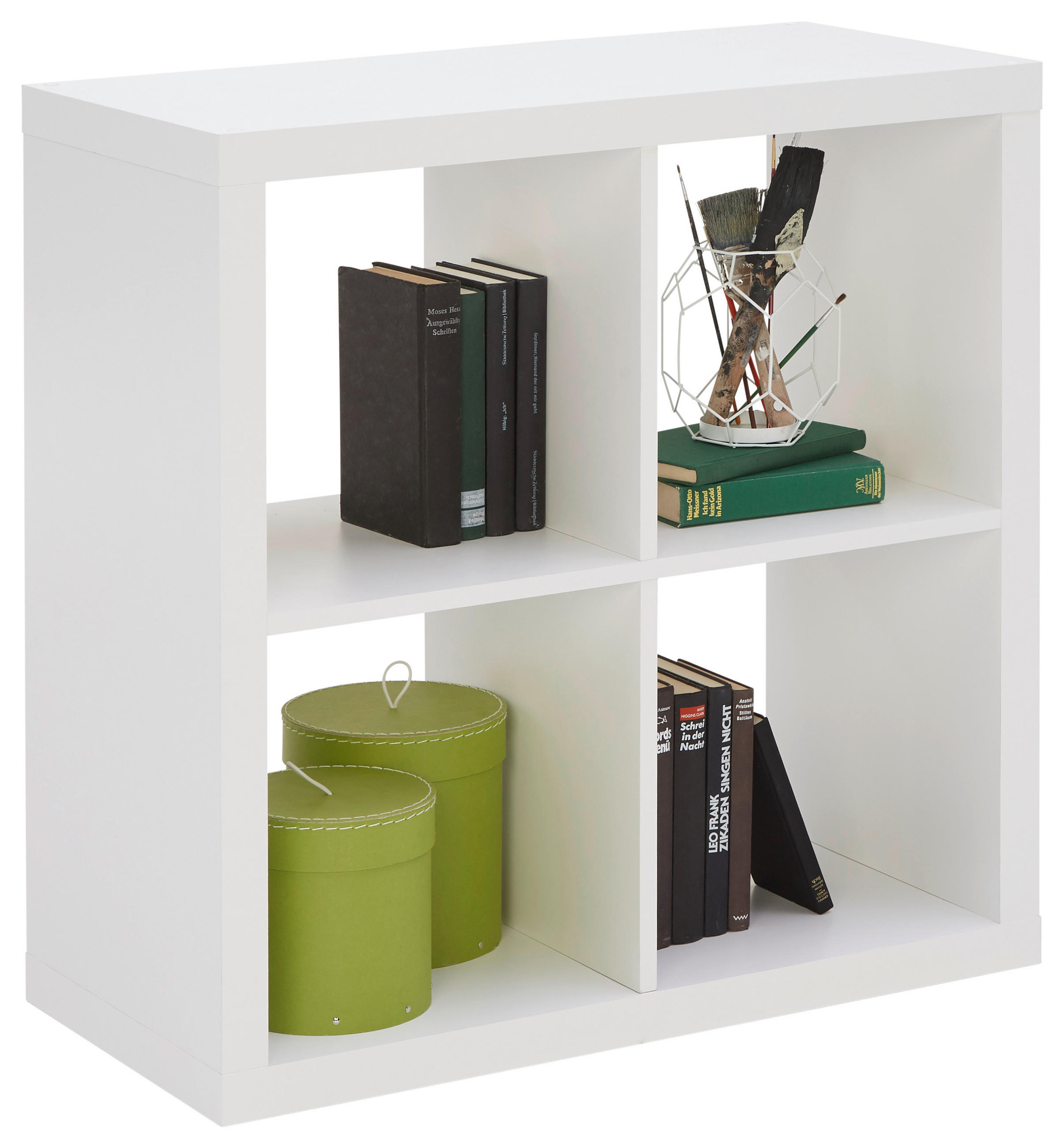 Carryhome Raumteiler Style Weiß 77x77x38 cm