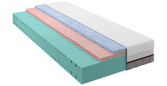 KALTSCHAUMMATRATZE 80/200 cm Höhe ca. 24 cm  - Basics, Textil (80/200cm) - Novel