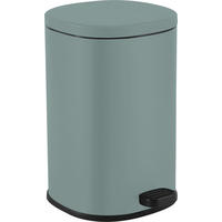 KOŠ S NÁŠLAPNÝM PEDÁLEM - černá/zelená, Trend, kov/plast (25/31,3/20,6cm) - Homeware