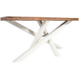 TISCHGESTELL in Metall 160/70/72 cm - Creme, Design, Metall (160/70/72cm) - Landscape