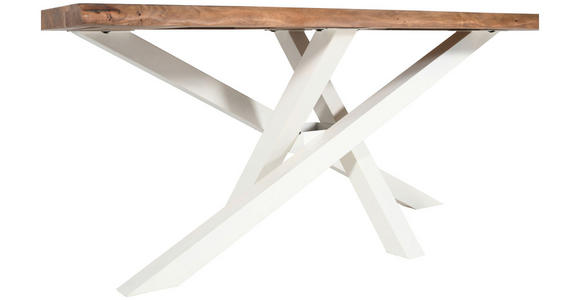 TISCHGESTELL in Metall 160/70/72 cm - Creme, Design, Metall (160/70/72cm) - Landscape