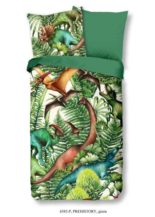 KINDERBETTWÄSCHE Renforcé 135/200 cm  - Grün, Textil (135/200cm)