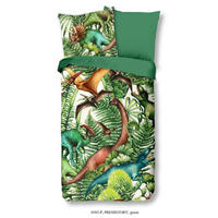 KINDERBETTWÄSCHE Renforcé 135/200 cm  - Grün, Textil (135/200cm)