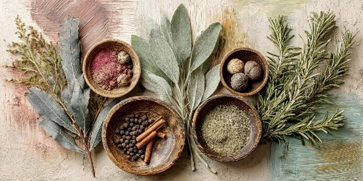 LEINWANDBILD Essen & Trinken, Gewürze 20/40 cm  - Multicolor, Basics, Holz/Papier (20/40cm) - Euroart