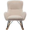KINDER-SCHAUKELSTUHL  - Creme, Basics, Holz/Textil (55/70/63cm) - Livetastic