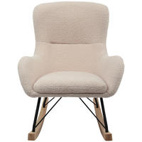 KINDER-SCHAUKELSTUHL  - Creme, Basics, Holz/Textil (55/70/63cm) - Livetastic