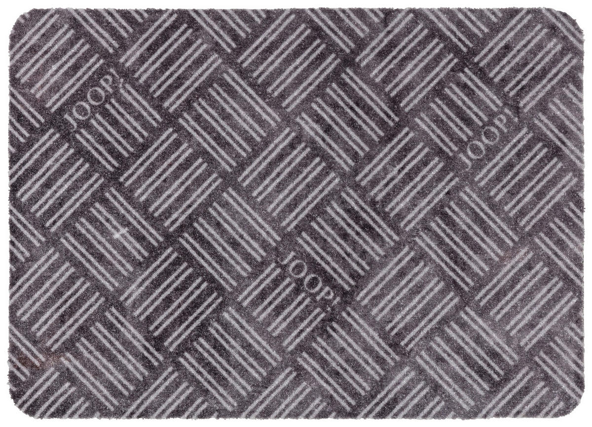 FUSSMATTE - Grau, Design, Kunststoff (50/70cm) - Joop!