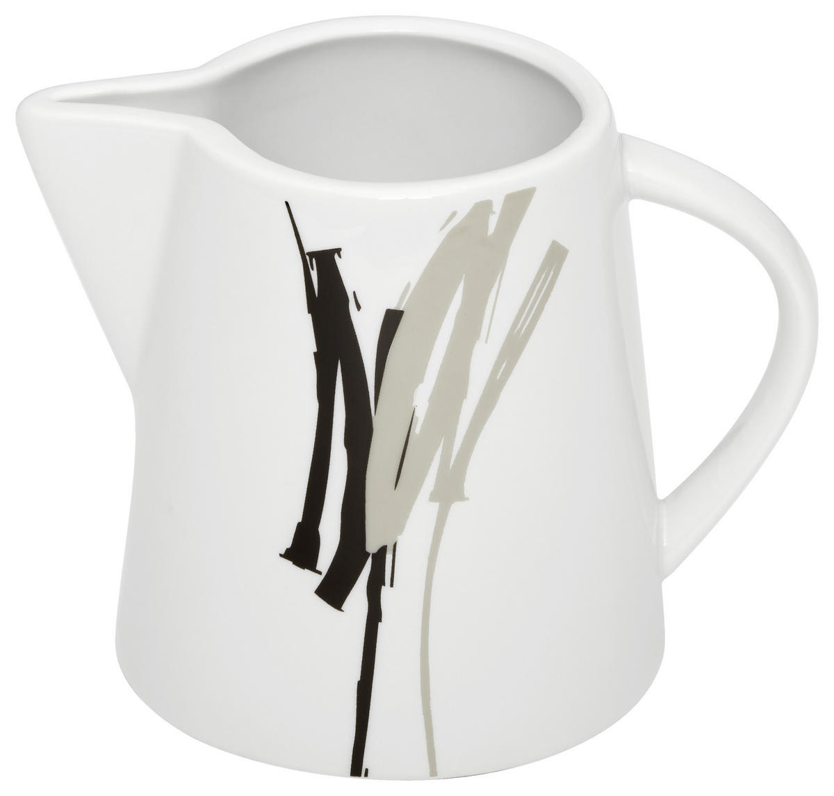 KOMBINOVANÝ SERVIS 62-dielne, porcelán keramika  - čierna/sivá, Design, keramika - Boxxx