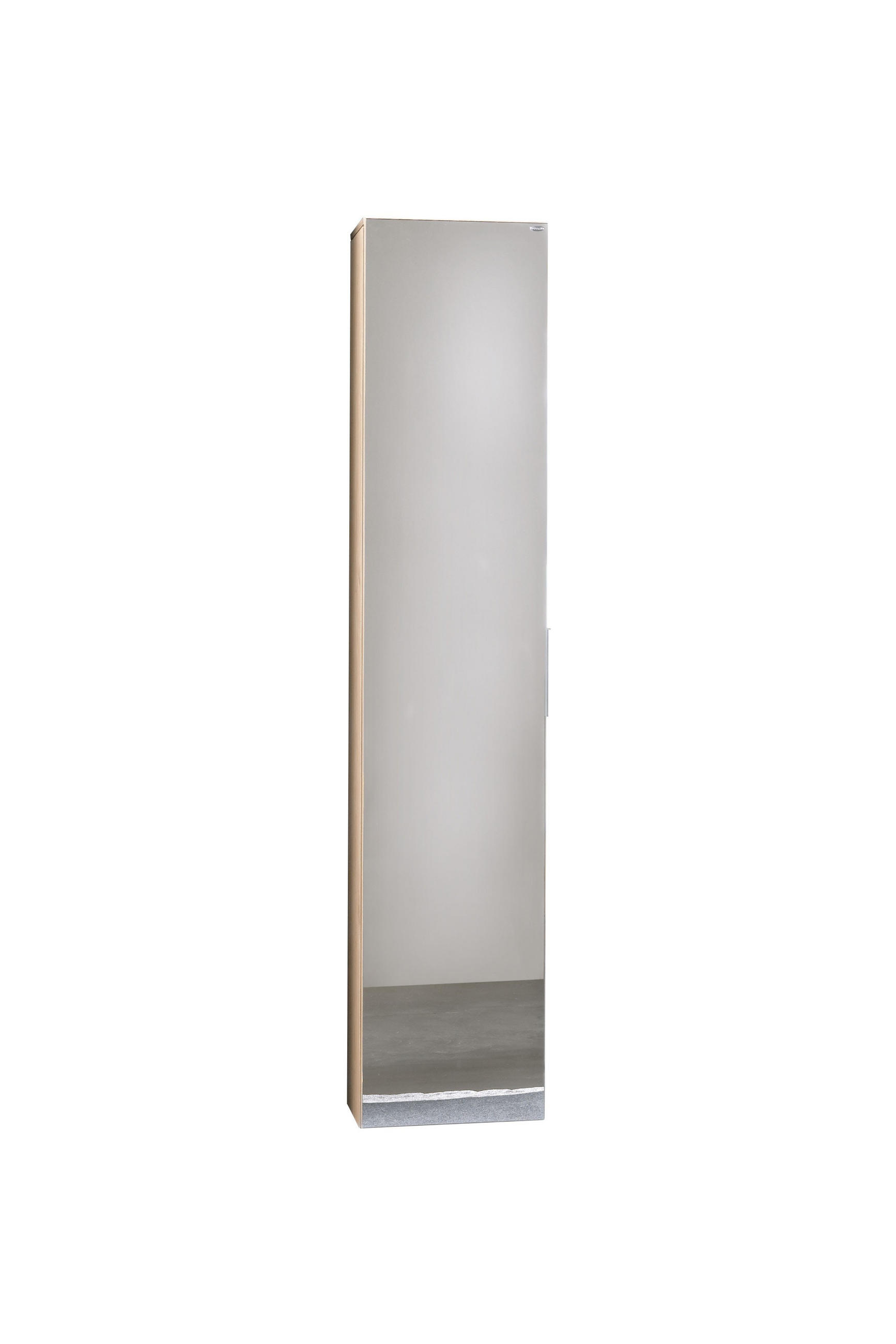 HOCHSCHRANK 32/160/35 cm - Eichefarben/Schwarz, KONVENTIONELL, Glas/Holz (32/160/35cm) - Voglauer