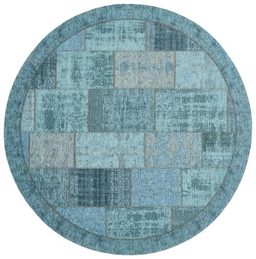 FLACHWEBETEPPICH 200 cm Türkis  - Türkis, Trend, Textil (200cm) - Novel