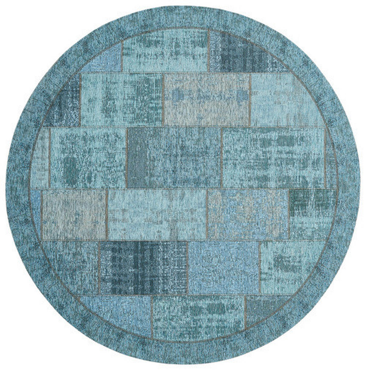 FLACHWEBETEPPICH 200 cm Türkis  - Türkis, Trend, Textil (200cm) - Novel