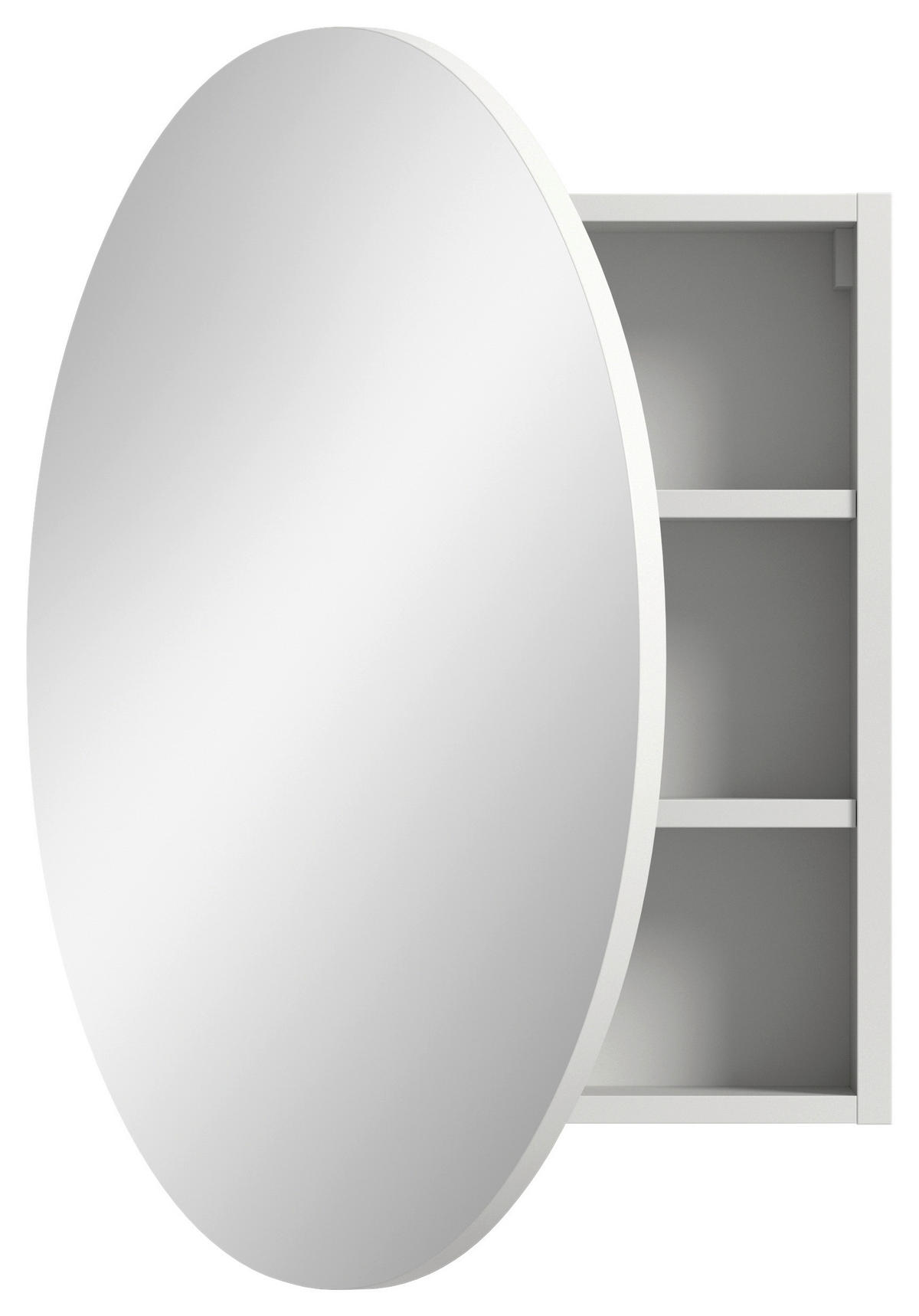 SPIEGELSCHRANK 70/70/18 cm  - Weiß, MODERN, Holzwerkstoff (70/70/18cm) - MID.YOU