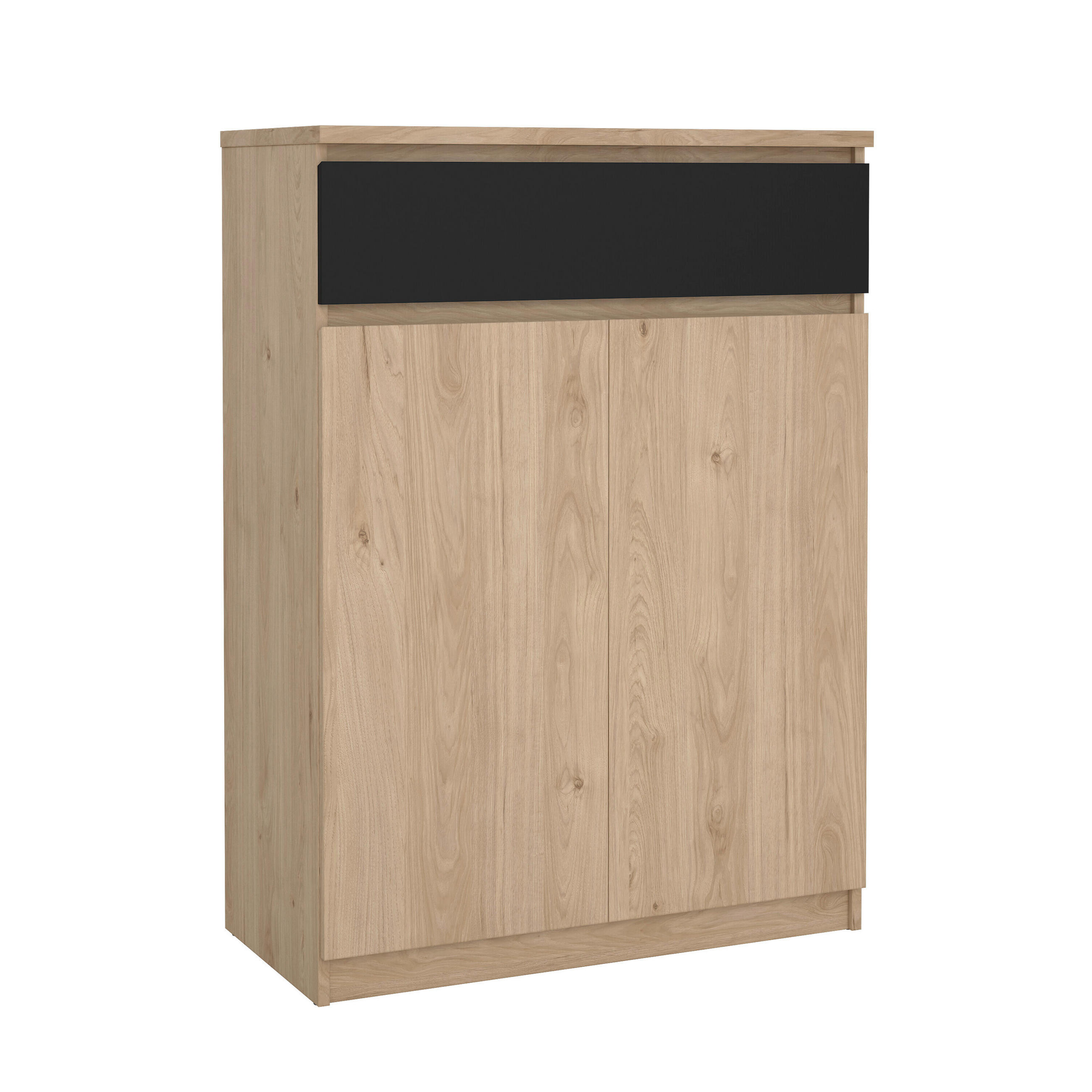 Livetastic Schuhschrank Naia Schwarz 80.4x111.3x40 cm