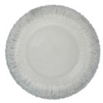 DEKOTELLER - Silberfarben/Weiß, Trend, Glas (32,5/2cm) - Ambia Home