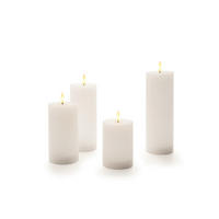 ENSEMBLE BOUGIES LED 7.5/10 - 20.5 cm  - nacre, Basics, matériaux naturels (7.5/10 - 20.5cm) - STT