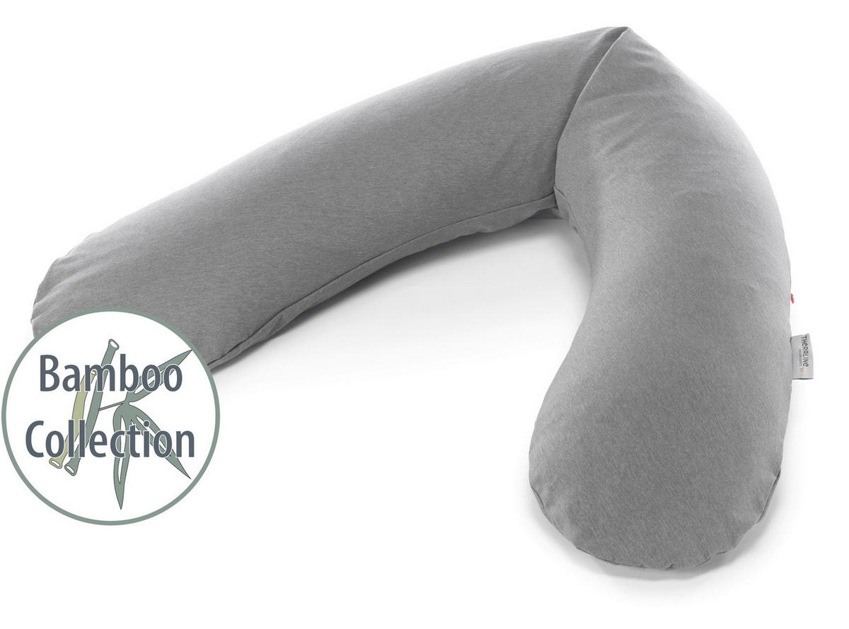 STILLKISSEN 190 cm   - Grau, Basics, Textil (190cm) - Theraline