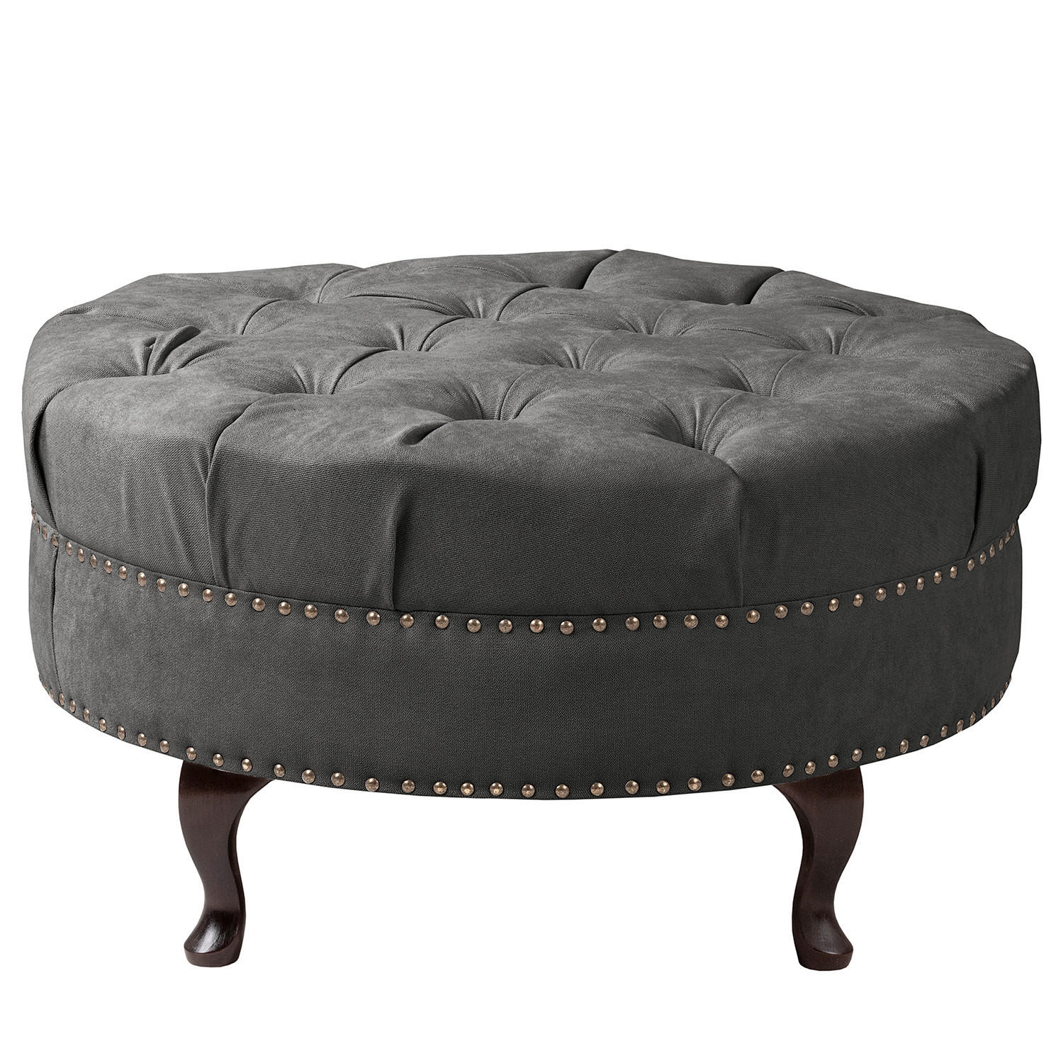 P & B Hocker Pako Dunkelgrau 80x45x80 cm