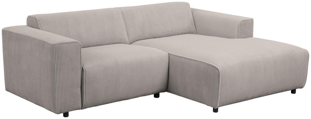 HÖRNSOFFA i manchester ljusgrå  - ljusgrå/svart, Design, textil/plast (234/161cm) - Livetastic