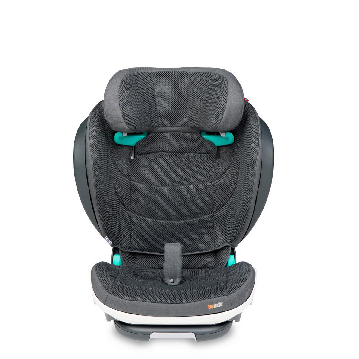 DJEČJA AUTOSJEDALICA  IZI FLEX FIX 2 I-SIZE  - antracit, Basics, tekstil/plastika (7kg) - Besafe