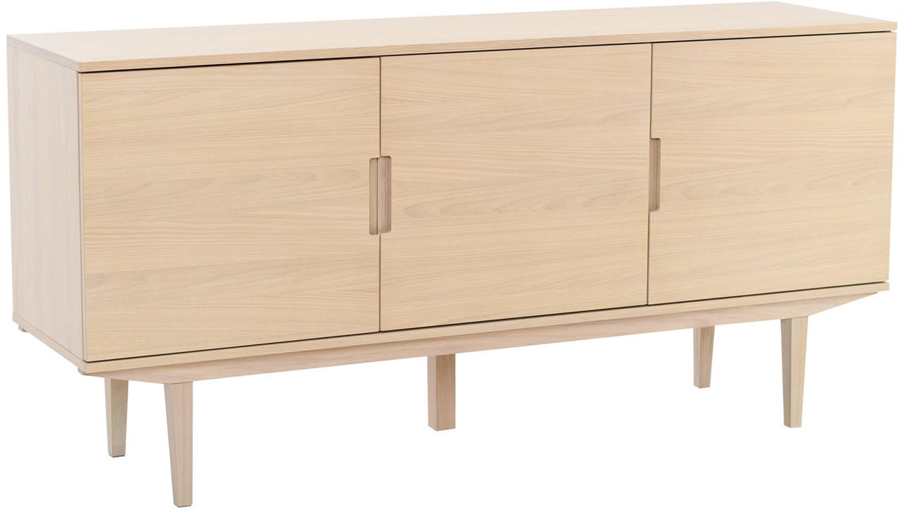 SIDEBOARD  155/75/41 cm  - ek Bianco, Design, trämaterial/trä (155/75/41cm) - Best Price